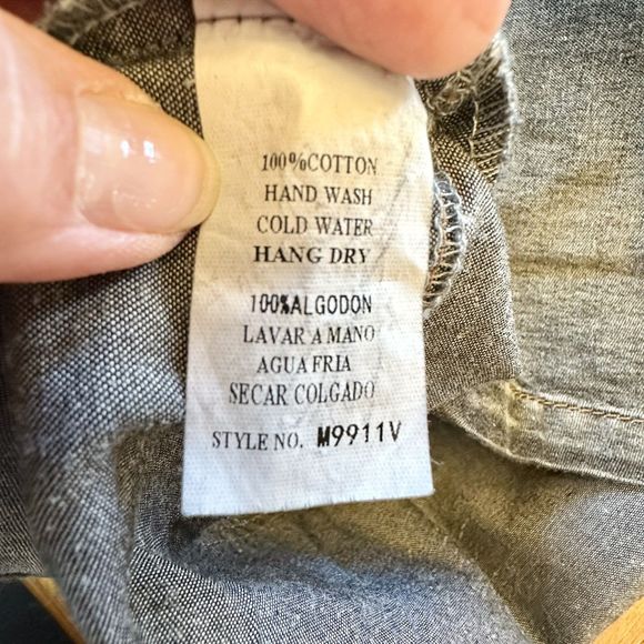 Monoreno Womens Medium Black Chambray Denim‎ Embroidered Lagenlook Dress - Picture 16 of 16